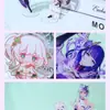 Colgante para llavero de acrílico, diseño de personaje de anime de dibujos animados en 2D, accesorio de llavero de acrílico recubierto de resina