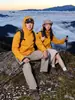 Chaqueta Softshell para Exteriores para Hombres y Mujeres, Cortavientos, Impermeable, con Capucha, Ropa de Montañismo, Chaqueta para Parejas para Senderismo y Ciclismo, Primavera y Otoño