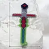 Llavero Colgante Espada de Minecraft de Dibujos Animados Creativo Yo Soy Mundo Tótem de Muerto Viviente Muñeco Colgante Figura Venta al por Mayor