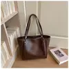 Bolso grande retro simple transfronterizo para mujer, nuevo bolso de mano casual de moda, bolso de hombro/axila de gran capacidad para el día a día, moderno