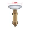 Accesorios de desagüe para lavabo cubierta de cerámica lavabo a presión núcleo de rebote tapón para fugas de agua cubierta bloqueadora de agua para lavabo