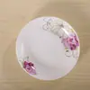 Plato de 8 pulgadas plato hondo plato para arroz plato de porcelana de hueso plato cerámico para el hogar vajilla plato occidental plato para servir platos