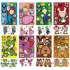 Pegatinas Transfronterizas de Super Mario Pegatinas de Dibujos Animados para Niños Pegatinas de Juego Animado Personalización de Papelería Linda para Manualidades