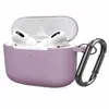 Adecuado para Estuche Protector de Apple AirPods Pro, Estuche para Auriculares Bluetooth Inalámbricos, Estuche de Silicona Integrado con Gancho
