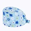 Gorro quirúrgico para hombre de algodón, gorro redondo, gorro de enfermera para quirófano, gorro quirúrgico con estampado, gorro de trabajo ajustable para mujer doctora