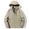 Chaqueta de Trabajo Tres en Uno Desmontable de Dos Piezas a Prueba de Viento Cálida para Otoño e Invierno con LOGOTIPO Estampado y Bordado