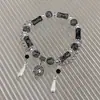 Sin Tabúes DIY Pulsera China de Flores Mariposas con Cuentas para Mujer con Buen Aspecto Pulsera Estilo Ins Regalo para Mejor Amiga Pulsera
