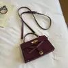 Nova Bolsa Feminina 2026 Bolsa Kelly Fosca Retrô Fashionável Versátil Bolsa de Ombro Único Transversal Bolsa Simples para o Dia a Dia