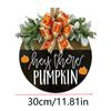Plato de calabaza para Acción de Gracias transfronterizo, decoración de pared para el hogar de Halloween, artesanías de madera, colgante