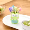 Tenedor de Fruta Infantil Acero Inoxidable Tenedor Pequeño Bebé Hogar Almacenamiento de Alto Nivel Estilo Lindo Tenedor para Pastel Postre