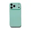 Adecuado para iPhone 17Pro Orificio Fino TPU Escarchado Borde Recto Funda para Teléfono 16Xr Cubo de Rubik Silicona Apple 15 Funda para Teléfono