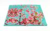 Bufanda de Lana 80% Estampado Digital al por Mayor Otoño e Invierno Chal de Cachemira para Mujer Planta Floral Artístico Retro