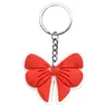 Serie de Moños Coloridos Colgante de Pegamento Suave de PVC Colgante de Llavero de Coche DIY Colgante de Bolso Accesorios de Joyería Venta al por Mayor