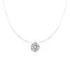 Collar S925 Plata de Ley Lágrimas de Sirena con Diamantes Brillantes, Mismo Estilo que en Xiaohongshu, Cadena Clavicular de Verano Moderna y Dulce
