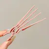 Pinzas para peinar el cabello para cortes y peluquería, pinzas coreanas para flequillo sin costuras, pinzas de pico de pato de nariz larga para seccionar y posicionar el cabello