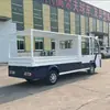 Nova Van Elétrica Completamente Fechada Carregamento de Carga Transportando Alimentada por Bateria Caminhão Pequeno de Quatro Rodas Área da Fábrica Carga Útil Logística Veículo de Carga