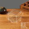 Caixa transparente atacado 5cm caixa quadrada acrílico plástico com tampa e base caixa de doces cubo figura caixa de embalagem para display
