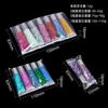 Gel Flash Gel Gel Lantejoulas Maquiagem Olhos Sereia Flash Corporal Patch Performance Infantil Facial Lantejoulas Grandes Maquiagem de Palco