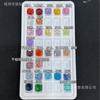 Calidad 5A Forma Cuadrada Colorido Corte de Hielo Circonita Cúbica Accesorios Hechos a Mano DIY Circonita Piedra Suelta Cz