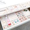 Caja de Almacenamiento para Exhibición de Joyería, Aretes, Aretes, Collares, Anillos, Cajones, Bandejas de Terciopelo para Relojes, Joyeros, Transfronterizo