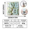 Nuevos Parches de Letras Bordadas para Toalla de Chenilla Azul Cielo Autoadhesivos para Ropa y Gorras de Béisbol Parches Decorativos Versátiles