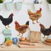 Pegatinas de pared decorativas para el hogar, diseño de gallo de simulación idílica creativa, divertidas y divertidas, para cocina, restaurante, venta al por mayor, f401