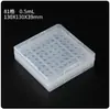 Caixa para Tubos de Congelamento Plástico Caixa para Tubos de Congelamento PC 25 Grades 36 Grades 50 Grades 81 Grades 100 Grades Caixa de Congelamento Caixa para Tubos de Amostra