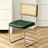 Silla de ratán silla nórdica de madera maciza para el hogar silla de comedor de diseño silla de segunda mano silla网红 cafetería hotel ocio silla ins