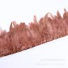 La fábrica Wenco vende plumas de pollo blancas con borde de tela para nadar, de 10 a 15 cm, para coser ropa, accesorios decorativos de encaje.