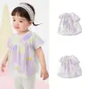 Camiseta de Manga Corta para Bebé Niña Balabala Top Ropa Nueva de Verano 2024 Dulce, a la Moda, Linda y Elegante