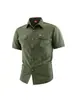 Camisa de Trabajo de Verano de Manga Corta para Hombre JEEP SPIRIT con Cuello de Solapa, Secado Rápido, Transpirable, Casual, Camisa de Color Sólido