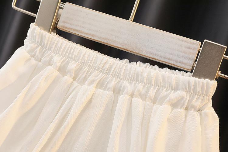 立体花吊带套装