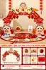 Decoração de Cena para o Primeiro Aniversário do Bebê Cobra, Artigos e Adereços para Festa de Aniversário, Conjunto Completo com Senso de Cerimônia