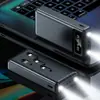 Power bank de grande capacidade 20000mAh portátil para atacado transfronteiriço com 4 cabos embutidos, fonte de alimentação móvel para exterior com logotipo personalizado