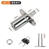 Cerradura de pestillo de aleación de zinc para puerta corredera transfronteriza para puertas correderas, gabinetes, puertas de madera, cerradura superior de puerta corredera push-pull