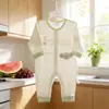 2026 Ropa de Bebé Mono de Verano Ropa Delgada con Aire Acondicionado Ropa de Casa Mameluco Transpirable Ropa de Dormir de Manga Larga