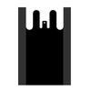 Bolsa de plástico negra para mudanzas, portátil, extragrande, para ropa, extragrande, gruesa, pequeña y mediana.