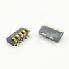 Suporte de bateria de pressão positiva 5p Espaçamento pequeno 1,6PH altura 3,1H conector de bateria sem pilar BC-1-509 mola
