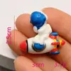 Acessórios Criativos de Desenho Animado Foguete Espacial Nave Espacial Astronauta Capa de Celular Cola de Creme Material DIY Cola Decoração