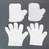 Suministro del fabricante guantes para mascotas guantes desechables para limpieza de mascotas no tejido spunlace guantes no tejidos toallitas secas
