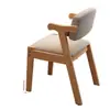 Silla de madera maciza, sillón individual, reposabrazos, respaldo tapizado, taburete, silla de computadora, silla de conferencia, silla de oficina, silla para mesa de mahjong, silla de escritorio para ancianos