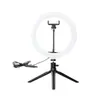 Soporte para Teléfono Móvil para Transmisión en Vivo Ancla Conveniente Soporte de Trípode con Luz de Selfie para Transmisión en Vivo Trípode de Escritorio para Luz de Relleno Fotográfico