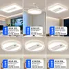 Ventilador de luz sin aspas estilo vintage retro sensación de alta gama luz de techo para sala de estar 6 nuevas luminarias paquete para toda la casa combinación hierro