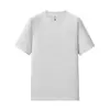 Camiseta unisex de cuello redondo 10A Sorona de tacto frío, 250g, uniforme para grupo de trabajo, color liso, versátil, se puede imprimir con texto