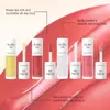 Óleo Labial Hidratante Zephoco (Cereja) Cuida dos Lábios, Macios e Elásticos, Maquiagem Labial Leve, Refrescante e Brilhante