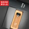 Vasos de agua personalizados con impresión de logo, vasos de vidrio de doble capa, vasos publicitarios de regalo con impresión personalizada para reunión de clase y promoción de evento de inauguración