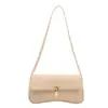 Bolsa Feminina Veludo de Couro de Veado Fivela de Trava Estilo Coreano 2026 Nova Primavera Moda Ombro Único Axila Pequena Quadrada Bolsa de Trabalho Feminina