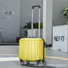 Mala de rodinha universal de 18 polegadas para crianças pequenas, mala de 16, mala de viagem ABS de 17 polegadas, mala de bordo, personalização de logotipo