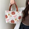 Bolso de Lona de Moda para Mujer 2026 Nuevo Modelo Bolso Tote Bolsa para Lonchera Minibolsa de Mano Bolsa para Almuerzo de Estudiante y Viajero al por Mayor