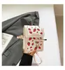 Bolso Pequeño Cuadrado Fresco y Dulce para Mujer, Bolso para Teléfono Móvil, Nuevo Estilo Verano 2026, Bolso de Hombro con Estampado Elegante, Bolso Cruzado de Diseño de Nicho